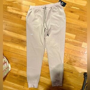 Under Armour Womens Beige Drawstring Joggers